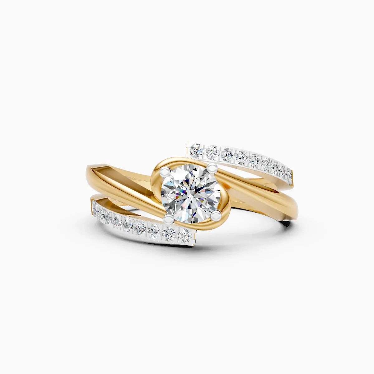 Twilight Twist Lab Grown Diamond Ring