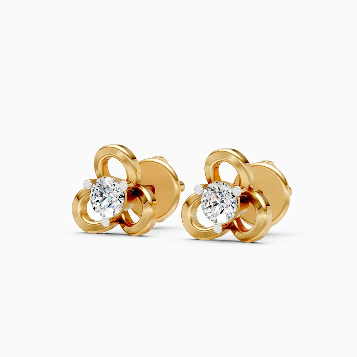 Trillium Bloom Studs