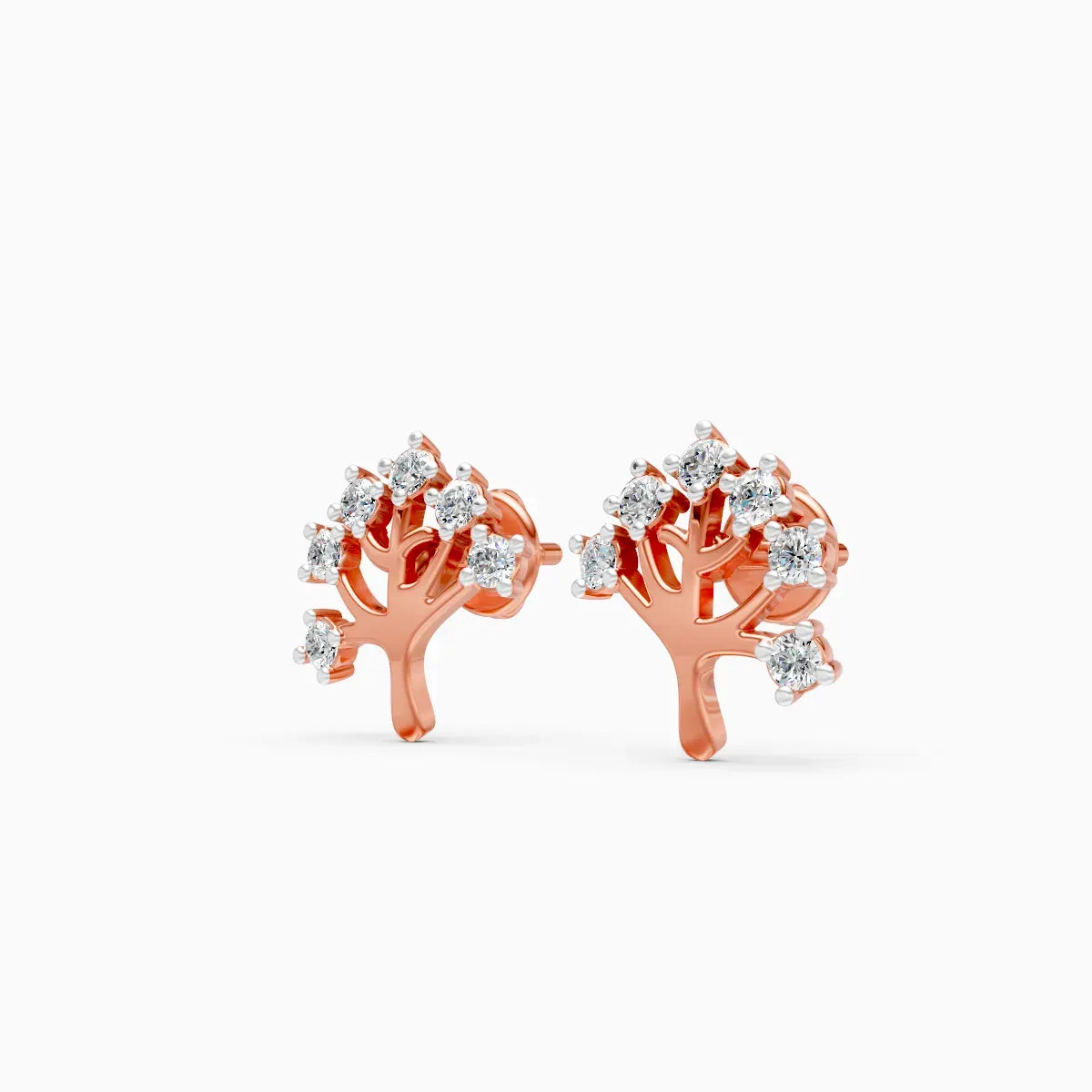 Diamond Tree Studs
