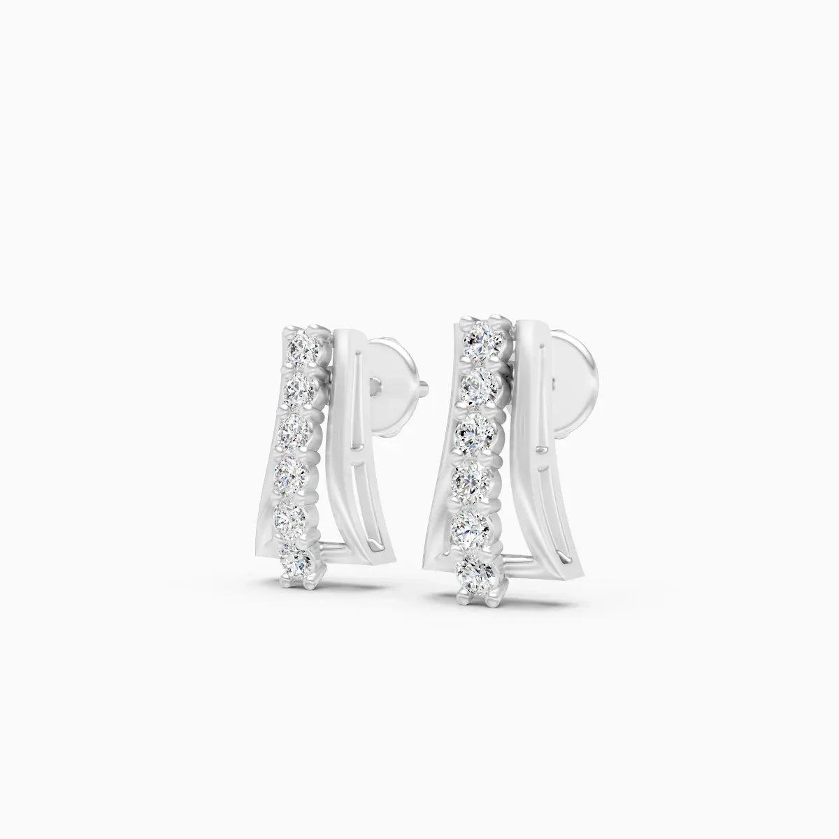 Diamond Curve Bar Studs