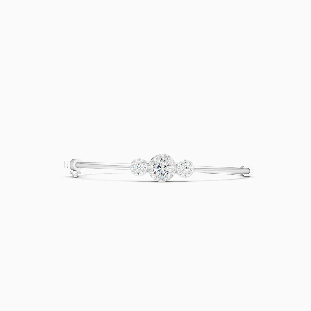Minimalist Grace Solitaire Bar Diamond Bracelet