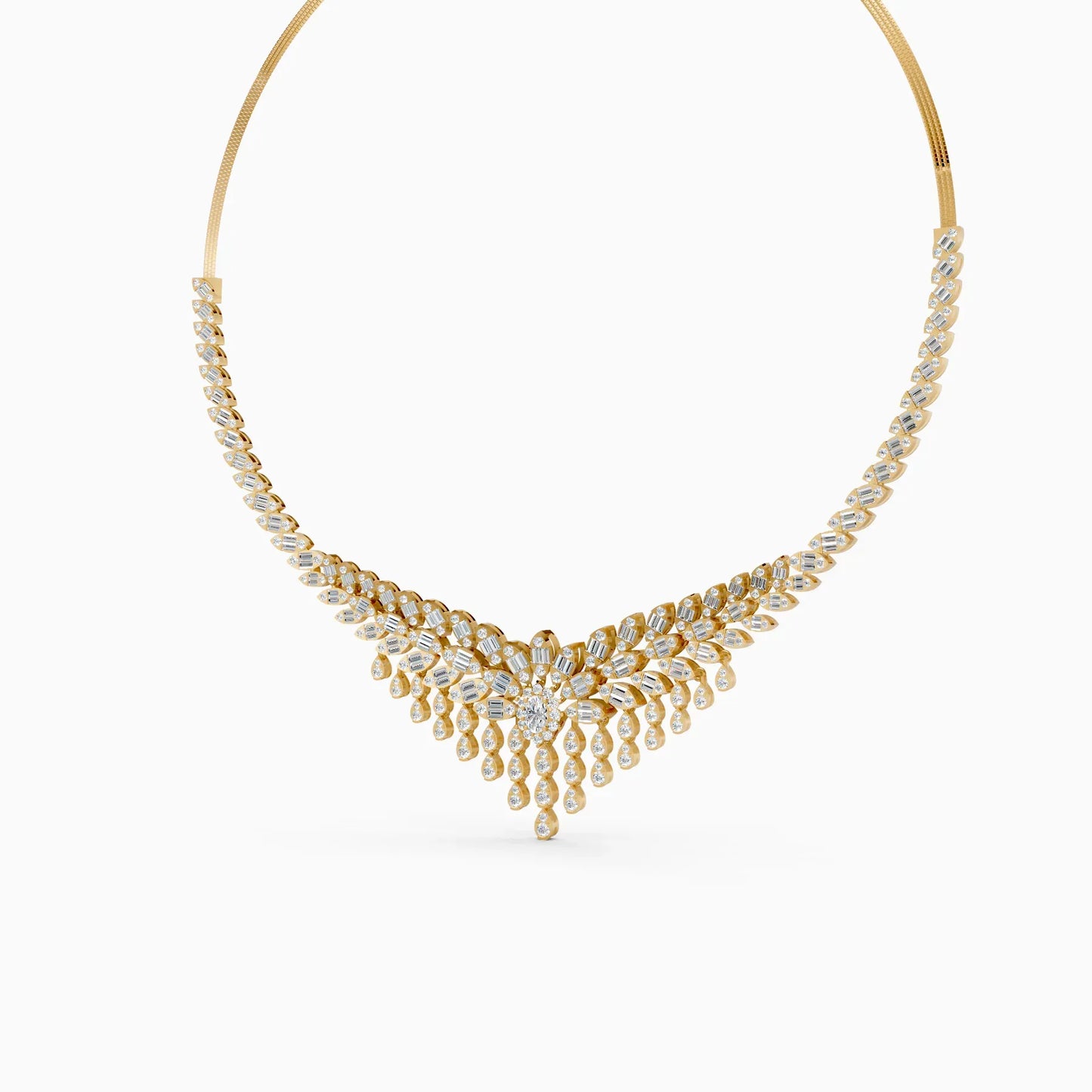Lab Grown Diamond Heavy Necklace