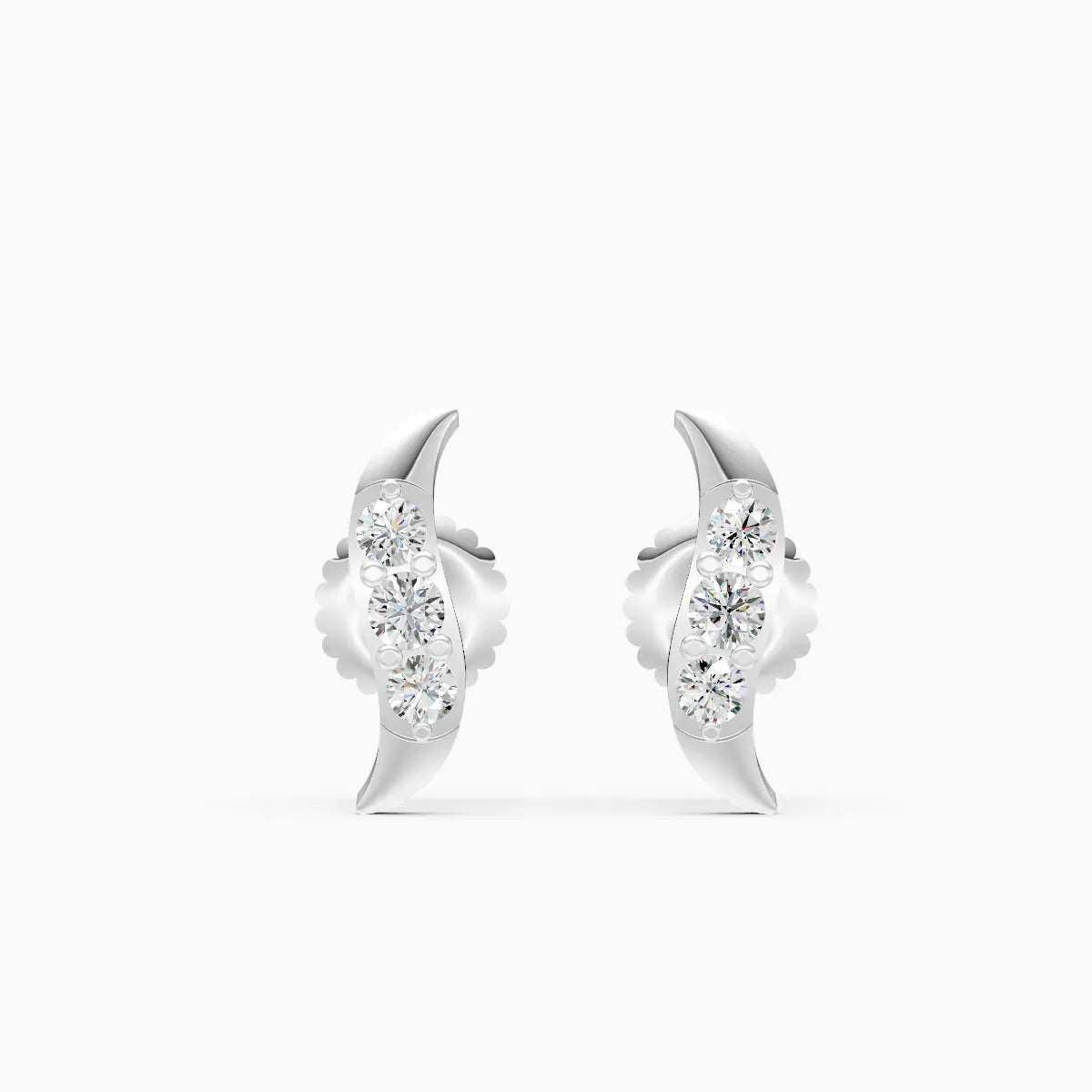 Crescent Wave Studs