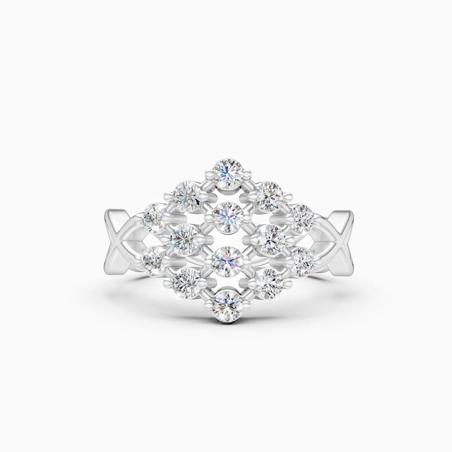 Blooming Spark Lab Grown Diamond Ring