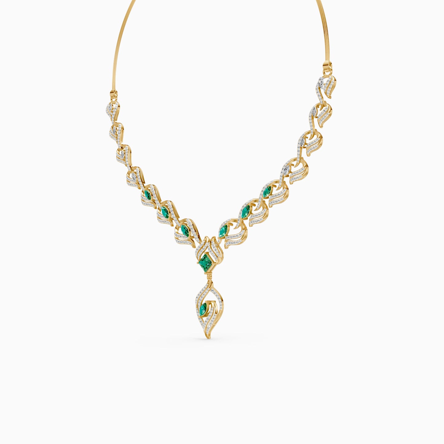 Forever Curve Lab Grown Diamond Necklace