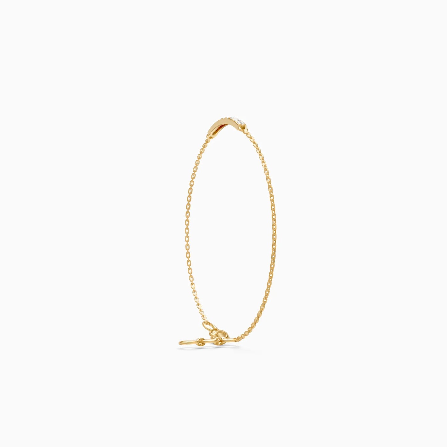 Delicate Bar Lab Grown Diamond Bracelet