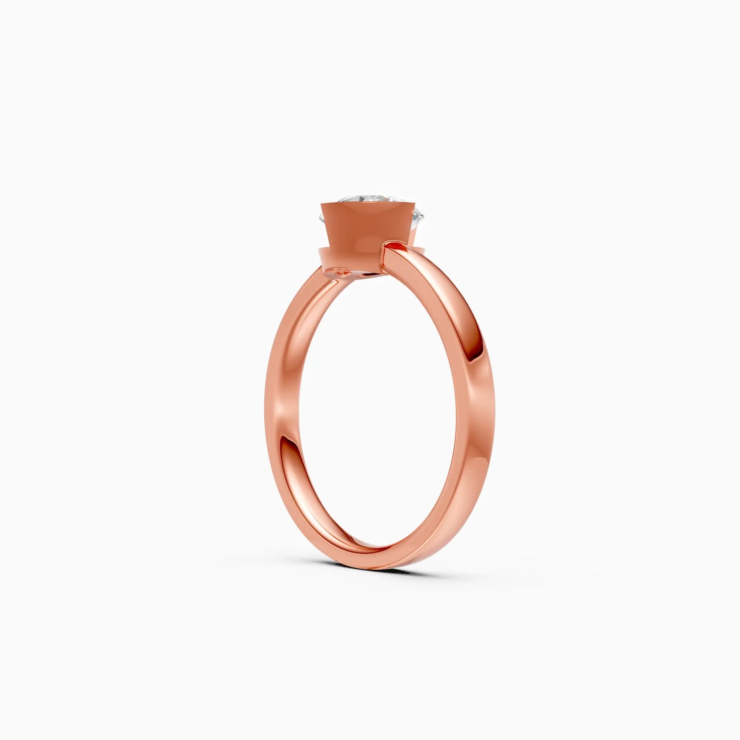 Signature Arc Lab Grown Diamond Solitaire Ring
