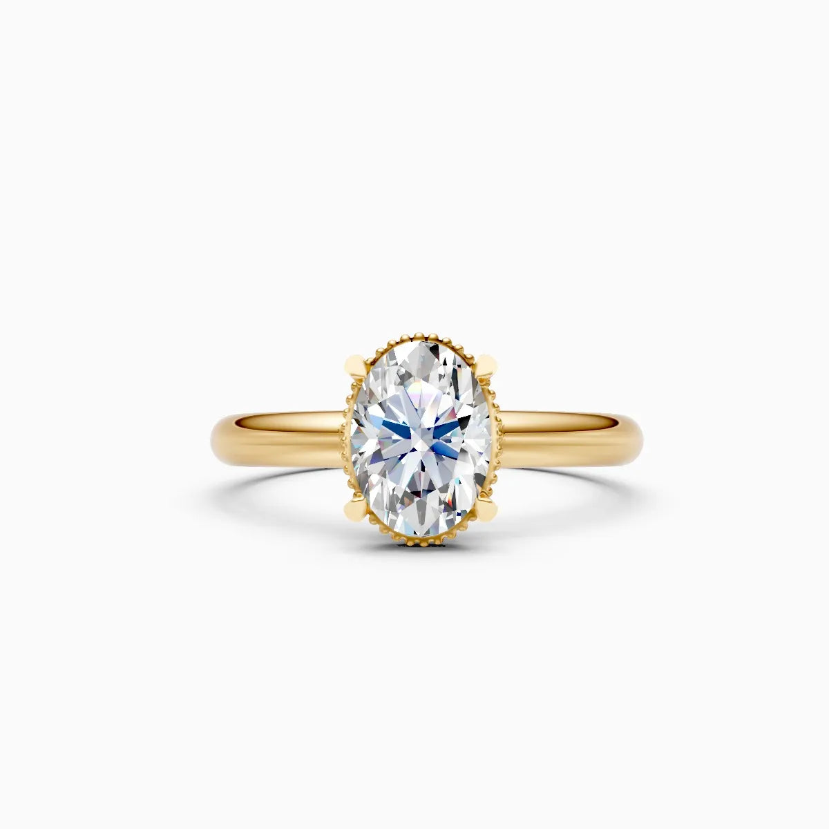 Timeless Oval Lab Grown Diamond Ring