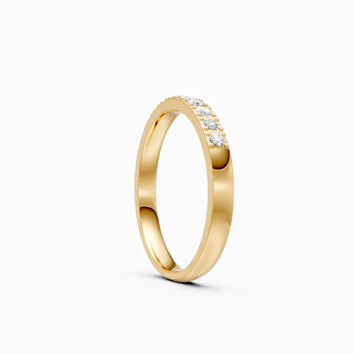 Sparking Half Eternity Matching Bridal Band