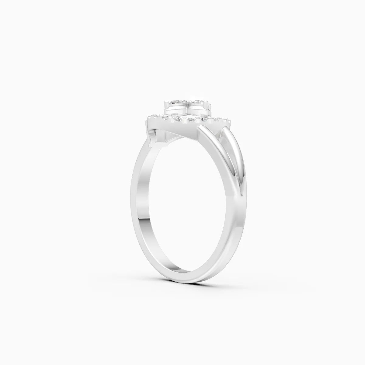 Marquise Bloom Teardrop Diamond Ring