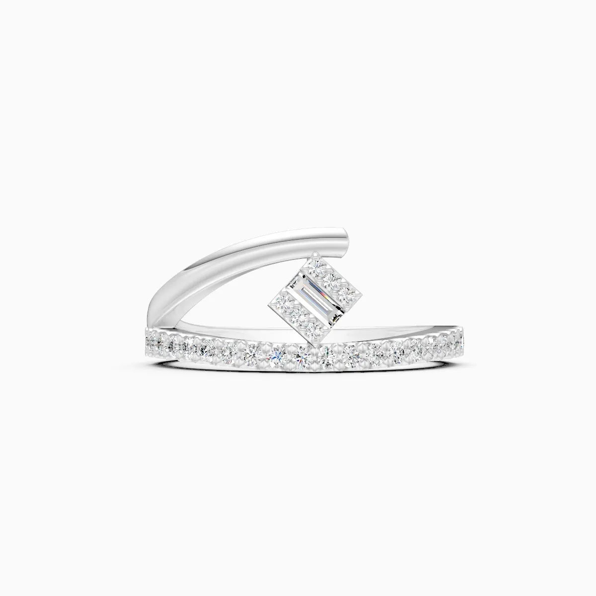 Twin Flow Diamond Cluster Ring