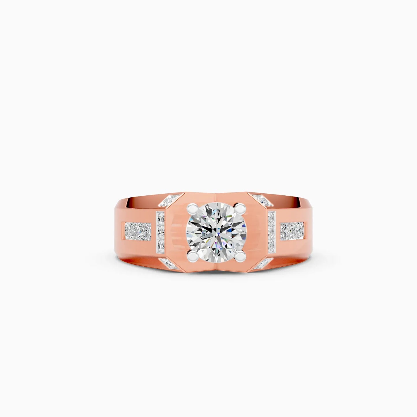 Modern Classic Solitaire Men's Ring
