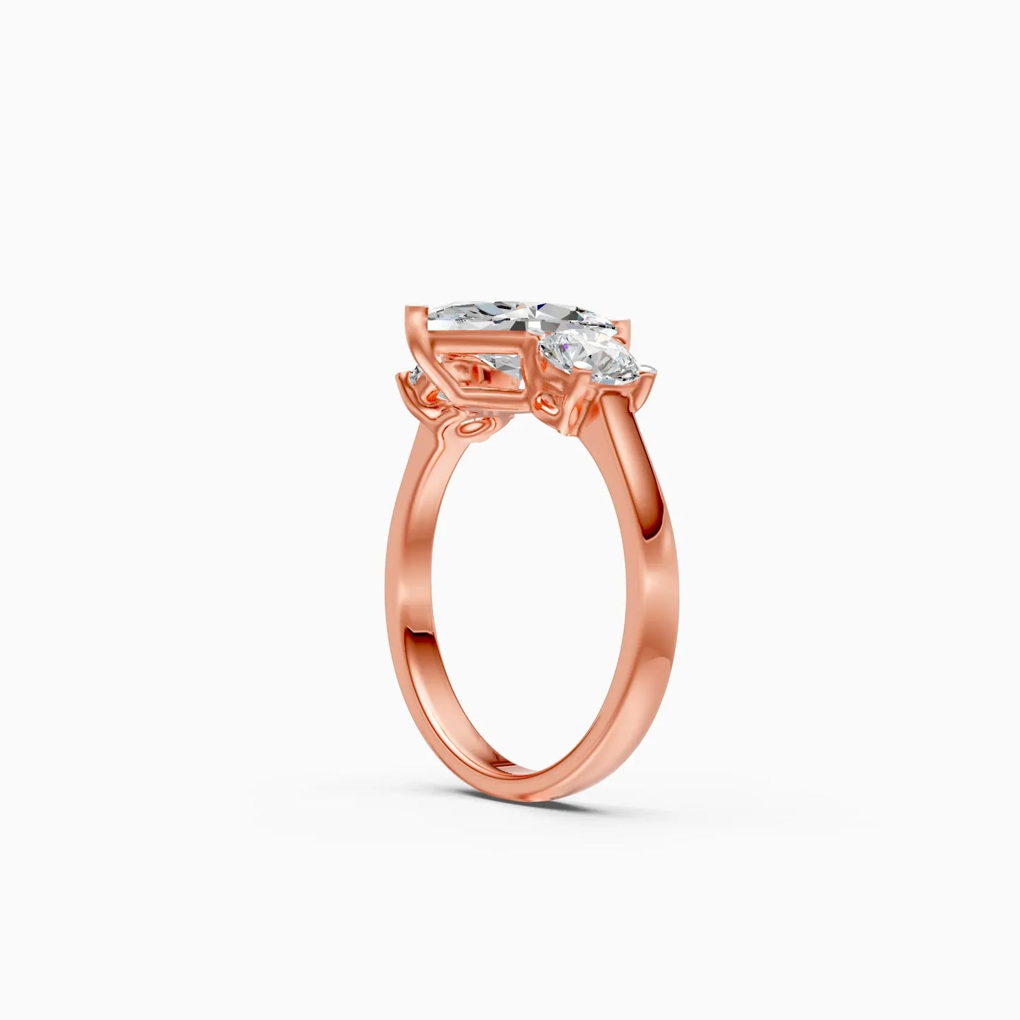 Ever Classic Three Stone Diamond Ring