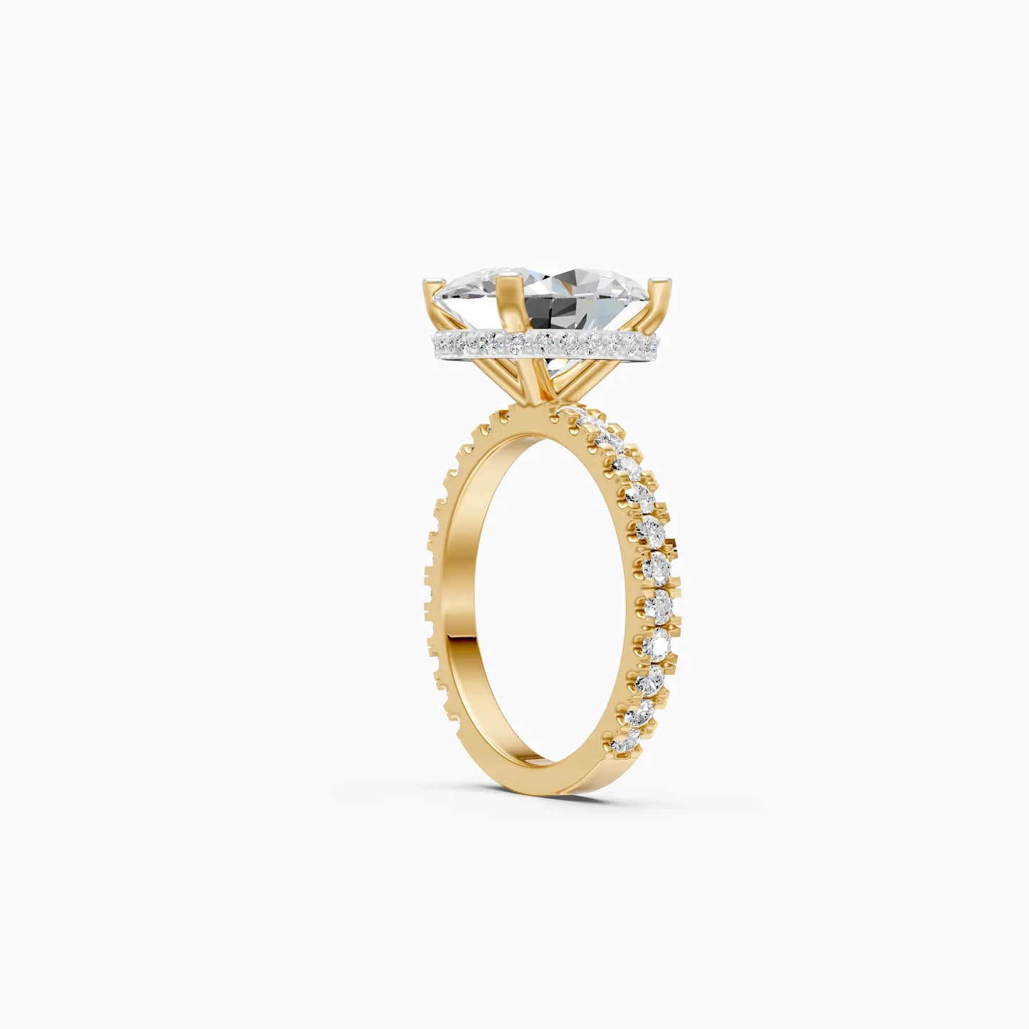 Spark With Oval Diamond Engagement Ring