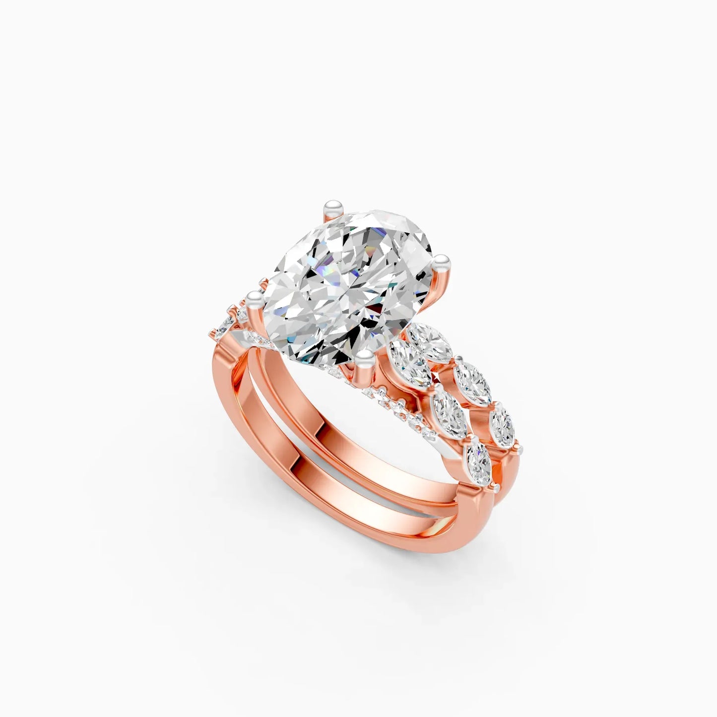 Royal Oval Cut Diamond Engagement Ring