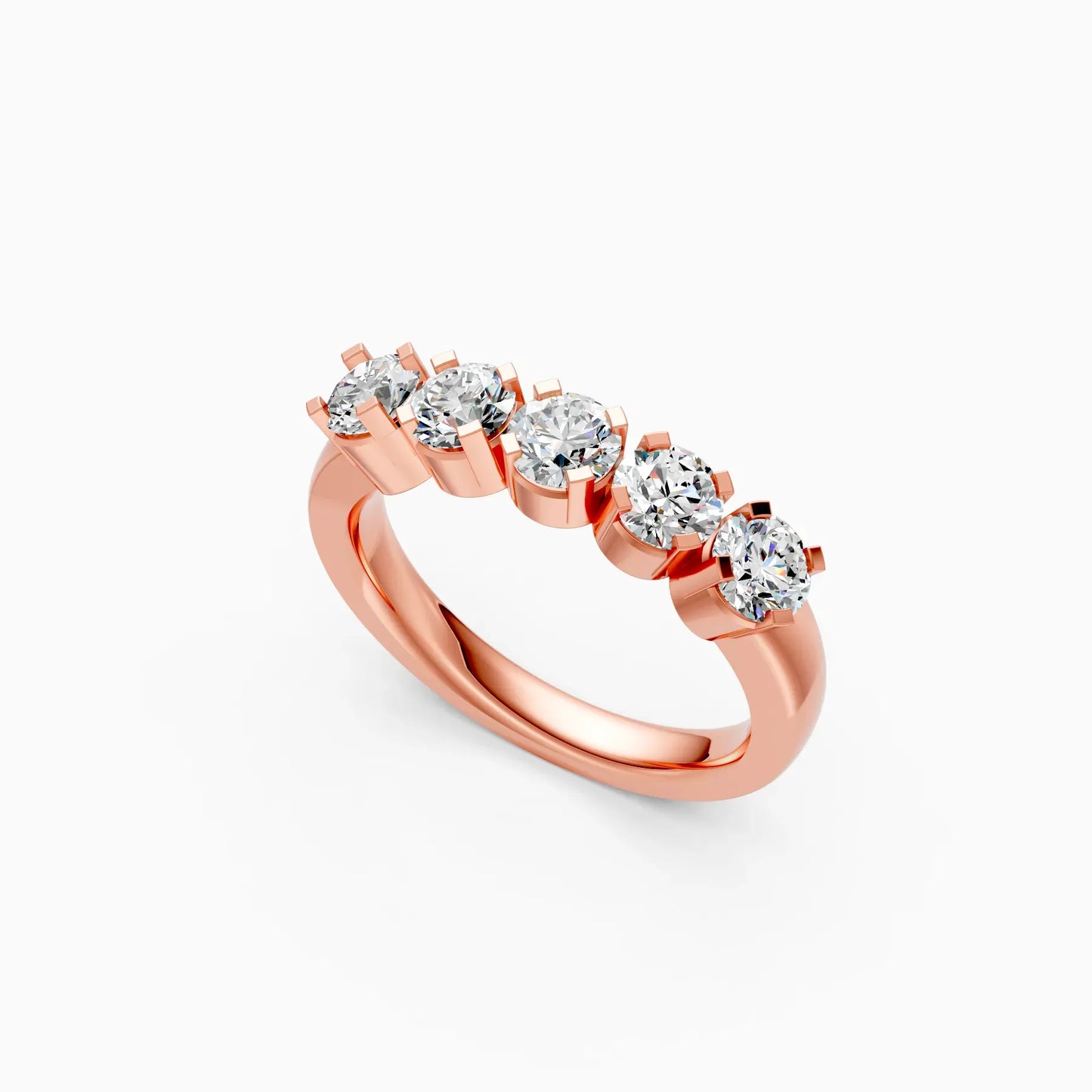 Radiant Circle Symphony Diamond Ring