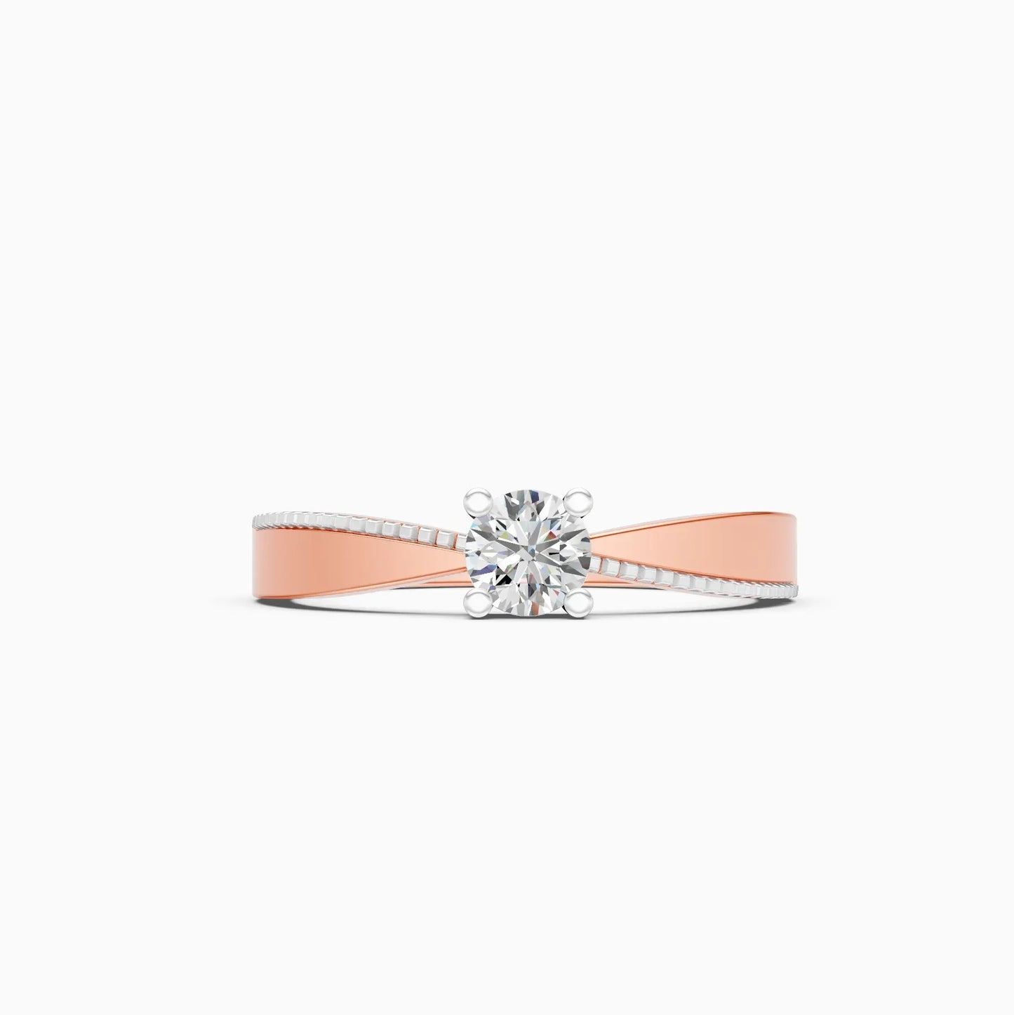 Designer Round Lab Grown Diamond Solitaire Ring
