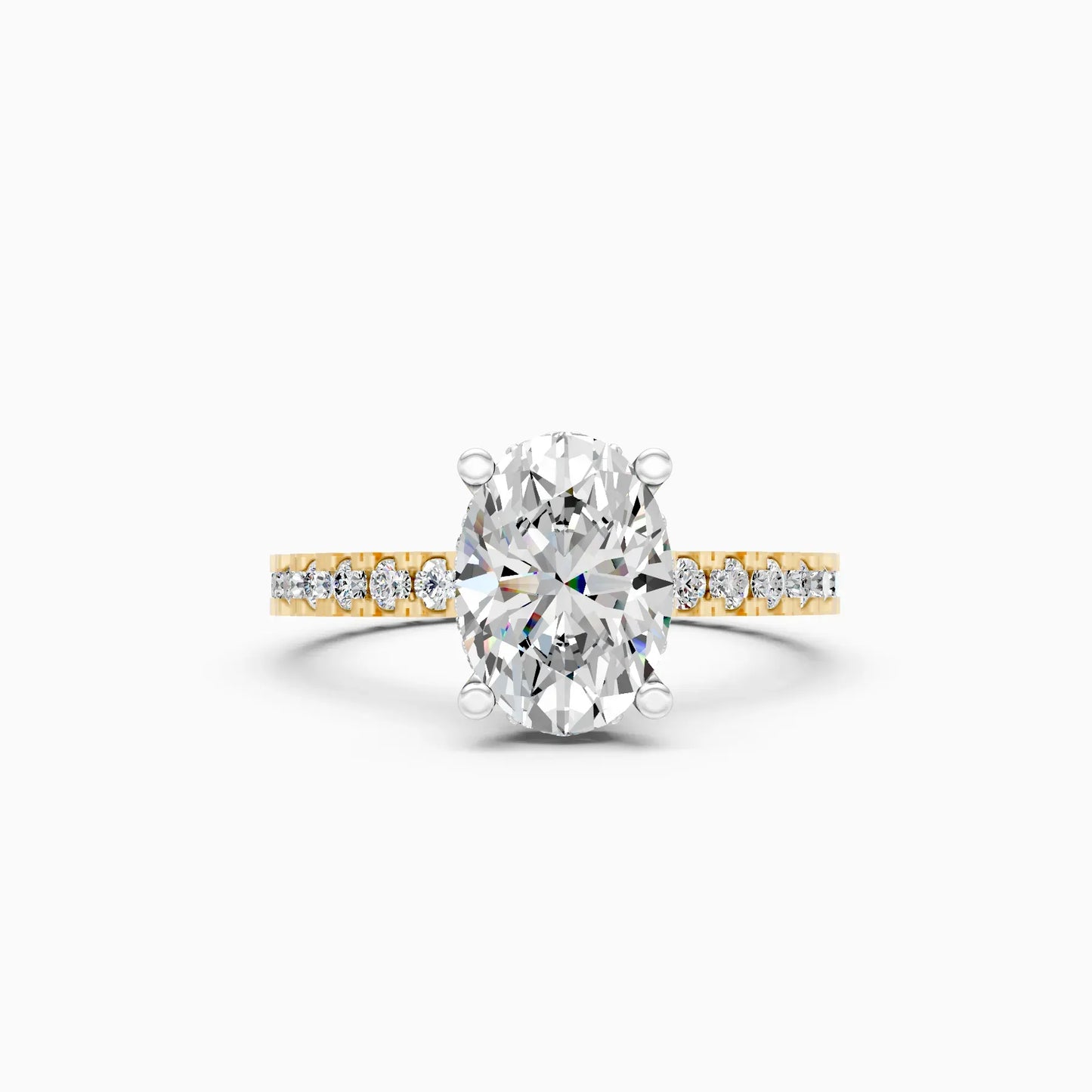 Empress Grace Blink Oval Diamond Ring