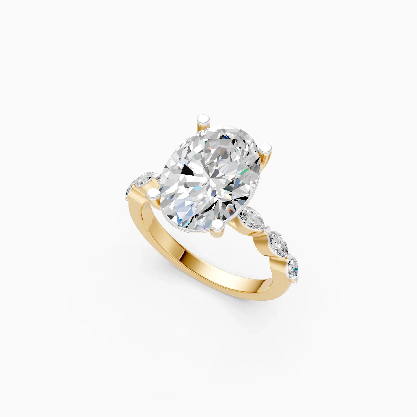 Crown of Grace Oval Diamond Ring