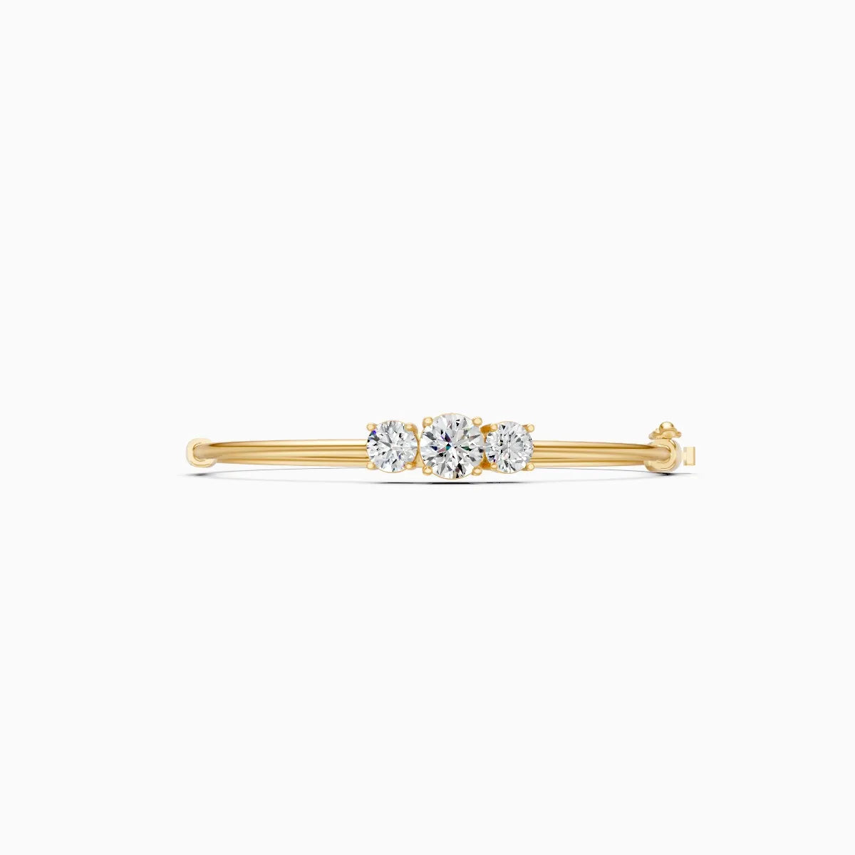 Bold Round Solitaires Diamond Bracelet