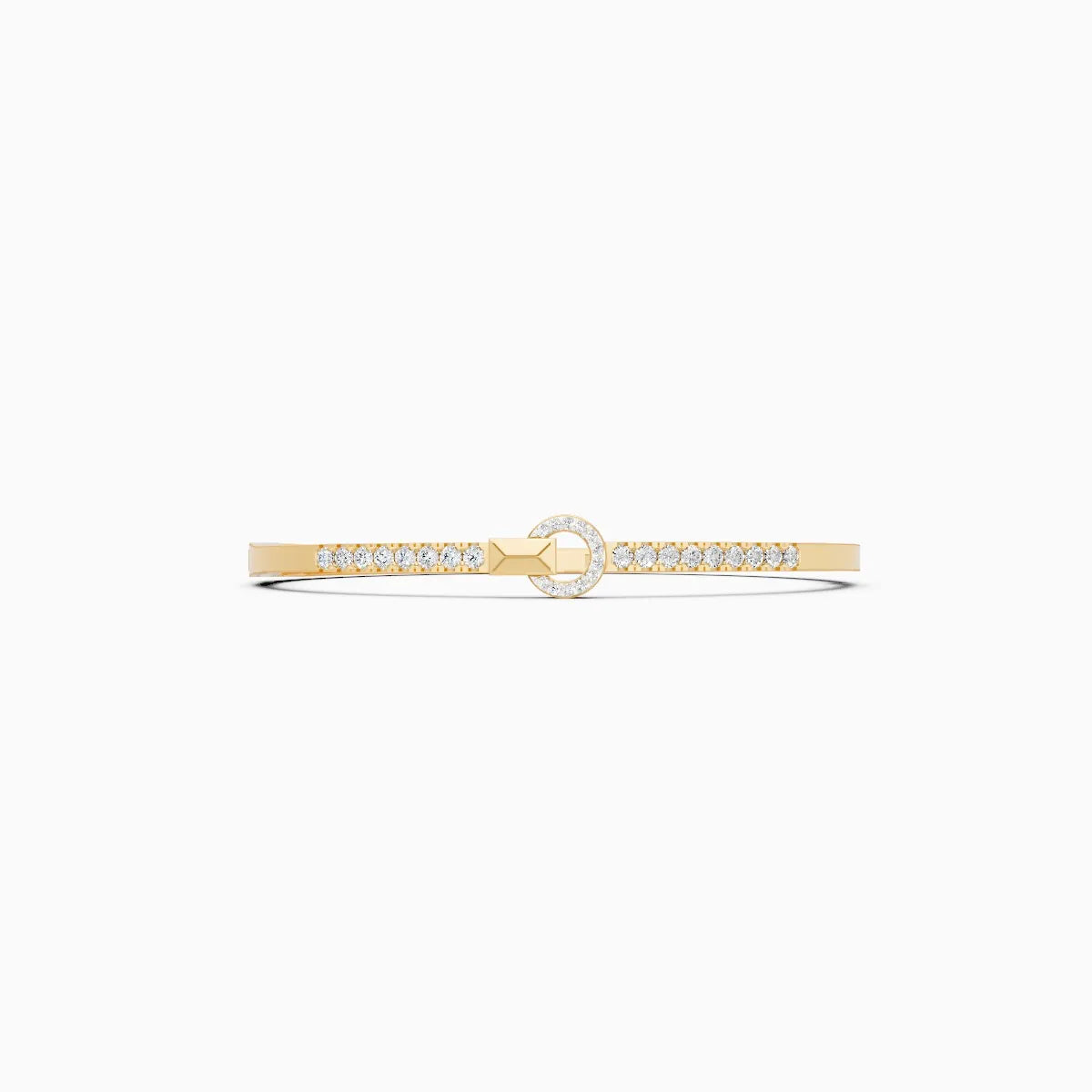 Circle Clasp Diamond Bracelet