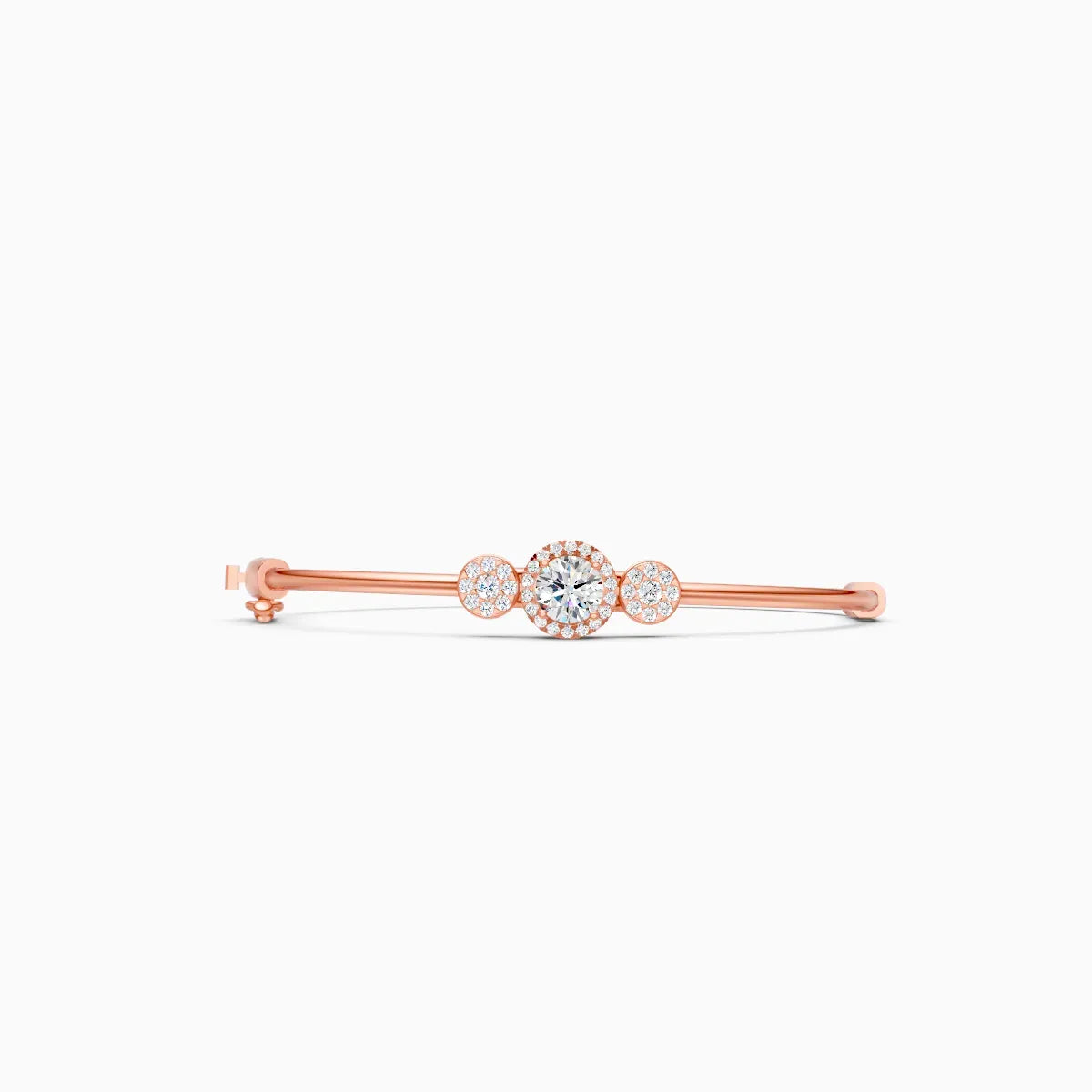 Minimalist Grace Solitaire Bar Diamond Bracelet
