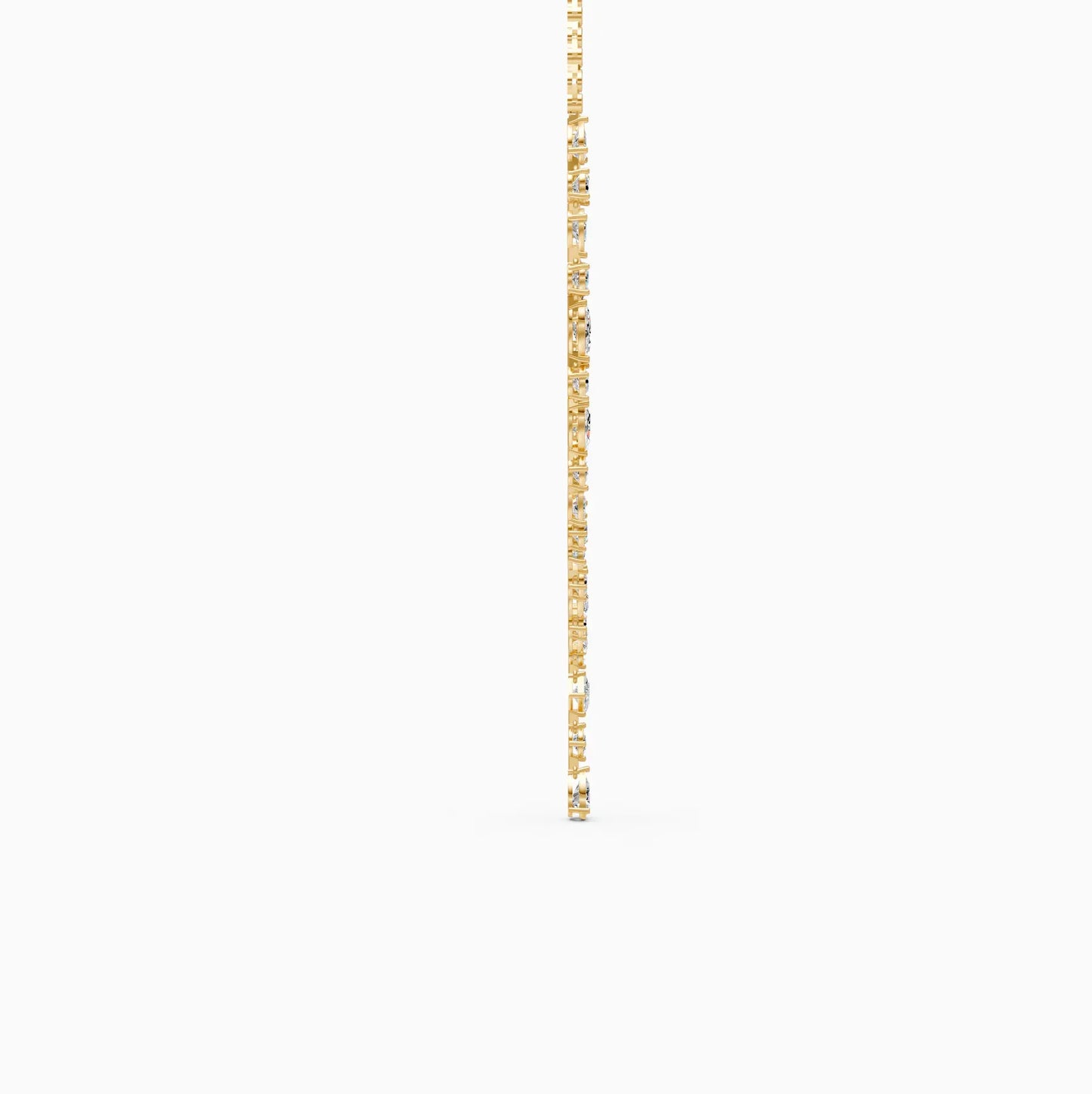 Single Line Multi Stone Lab Diamond Necklace