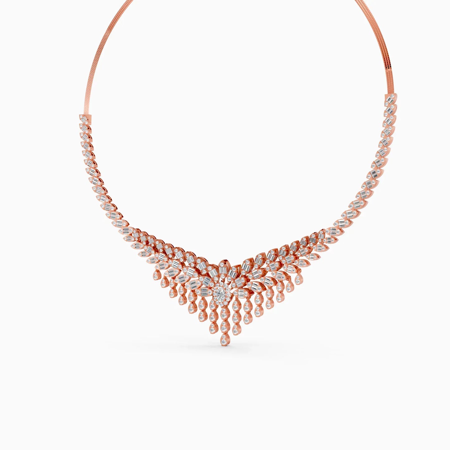 Lab Grown Diamond Heavy Necklace