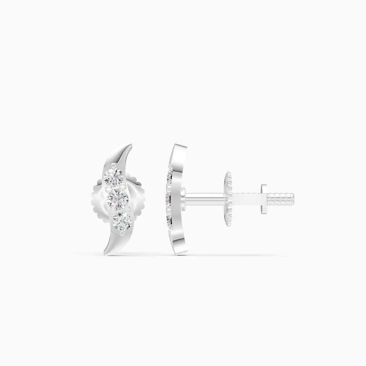 Crescent Wave Studs