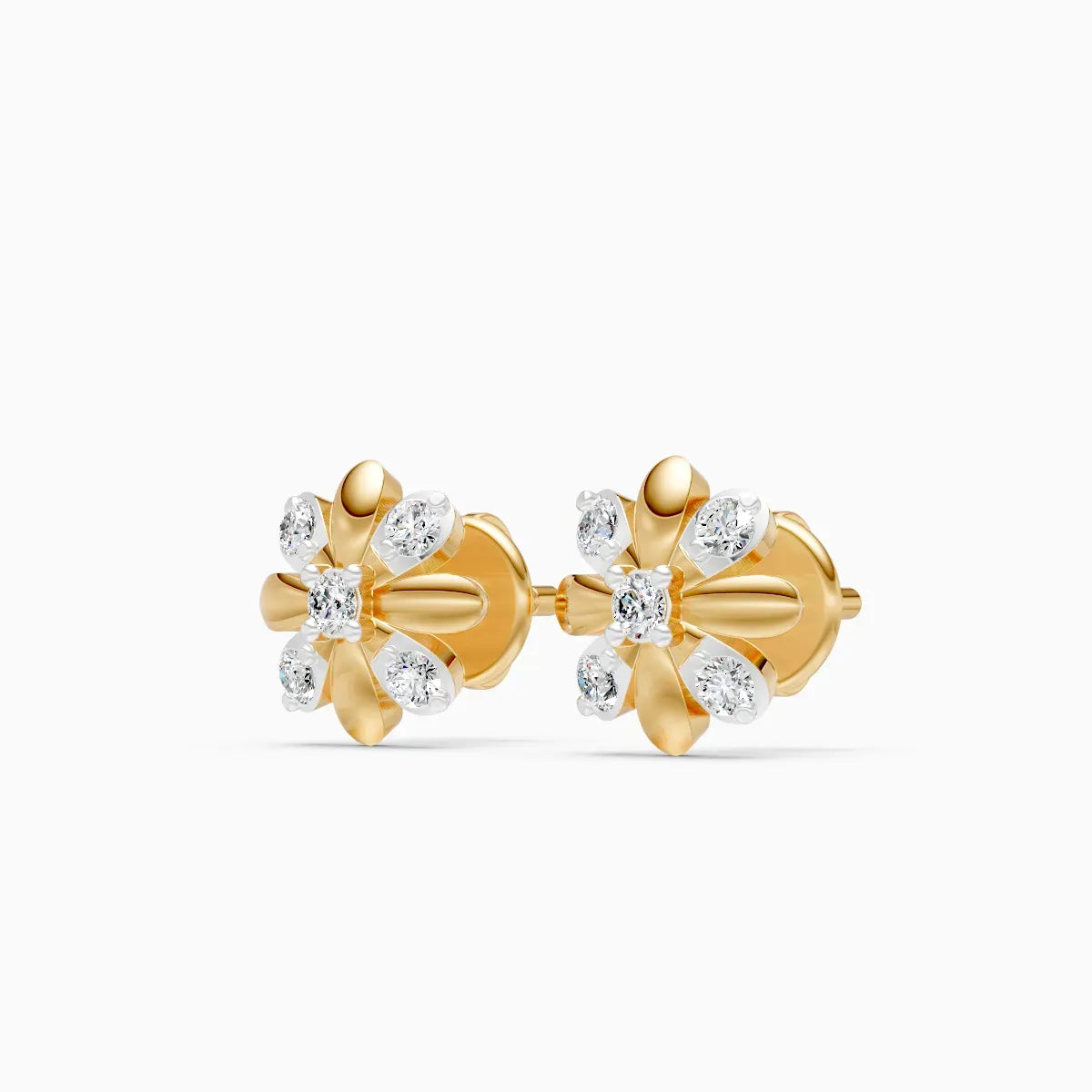 Petal Radiance Diamond Studs