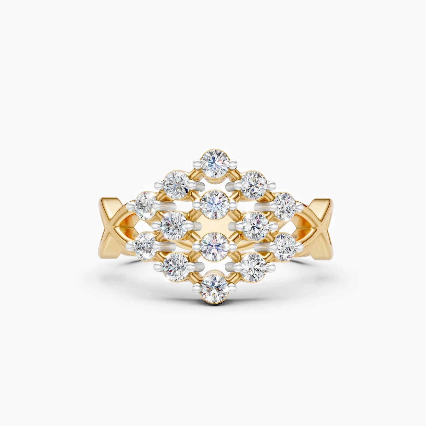 Blooming Spark Lab Grown Diamond Ring