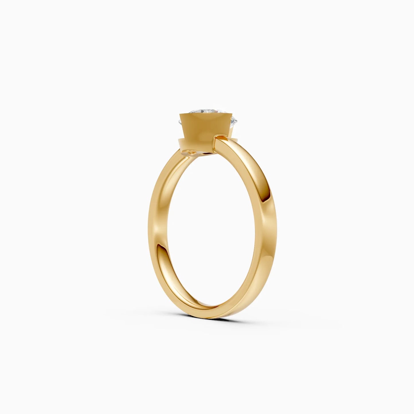 Signature Arc Lab Grown Diamond Solitaire Ring