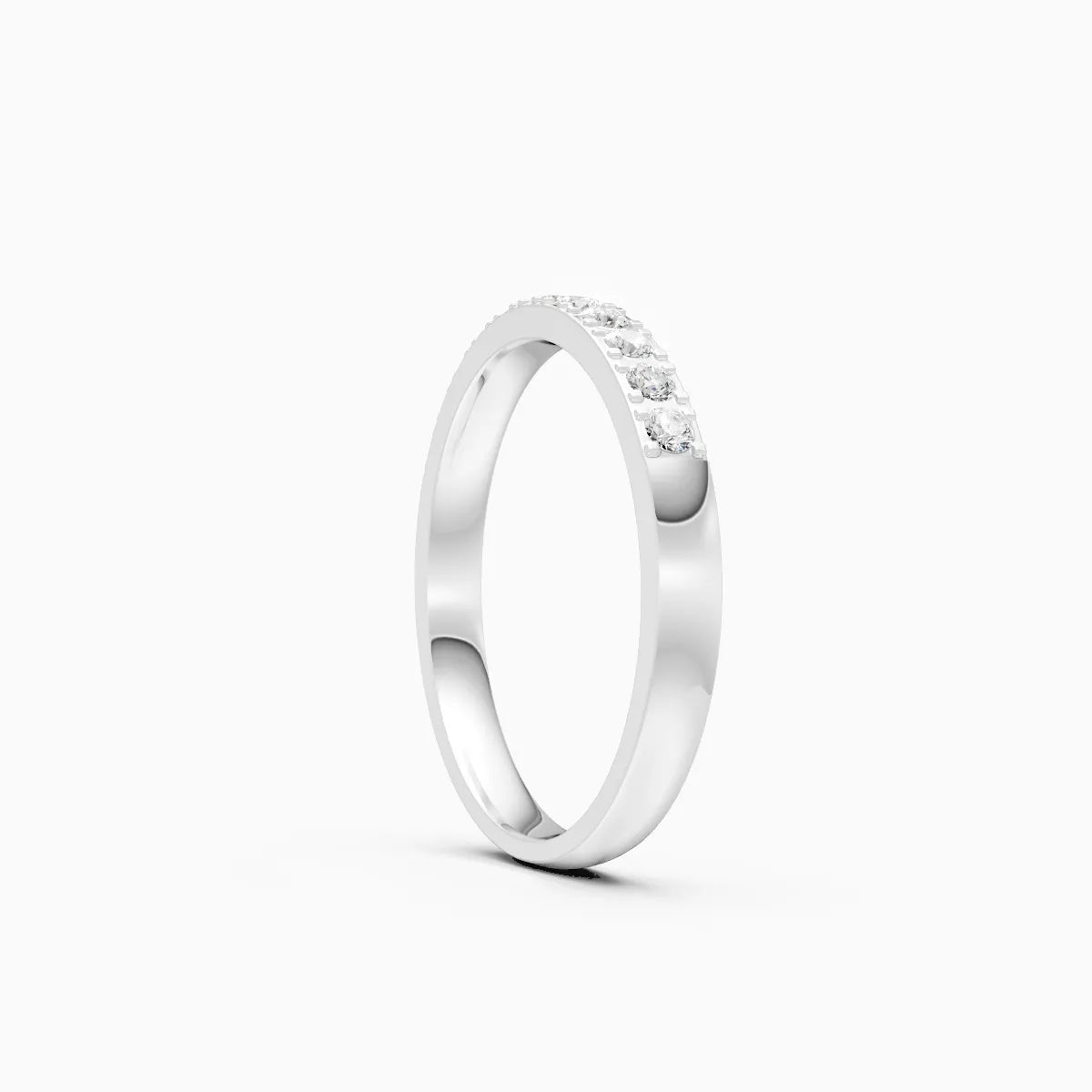 Sparking Half Eternity Matching Bridal Band