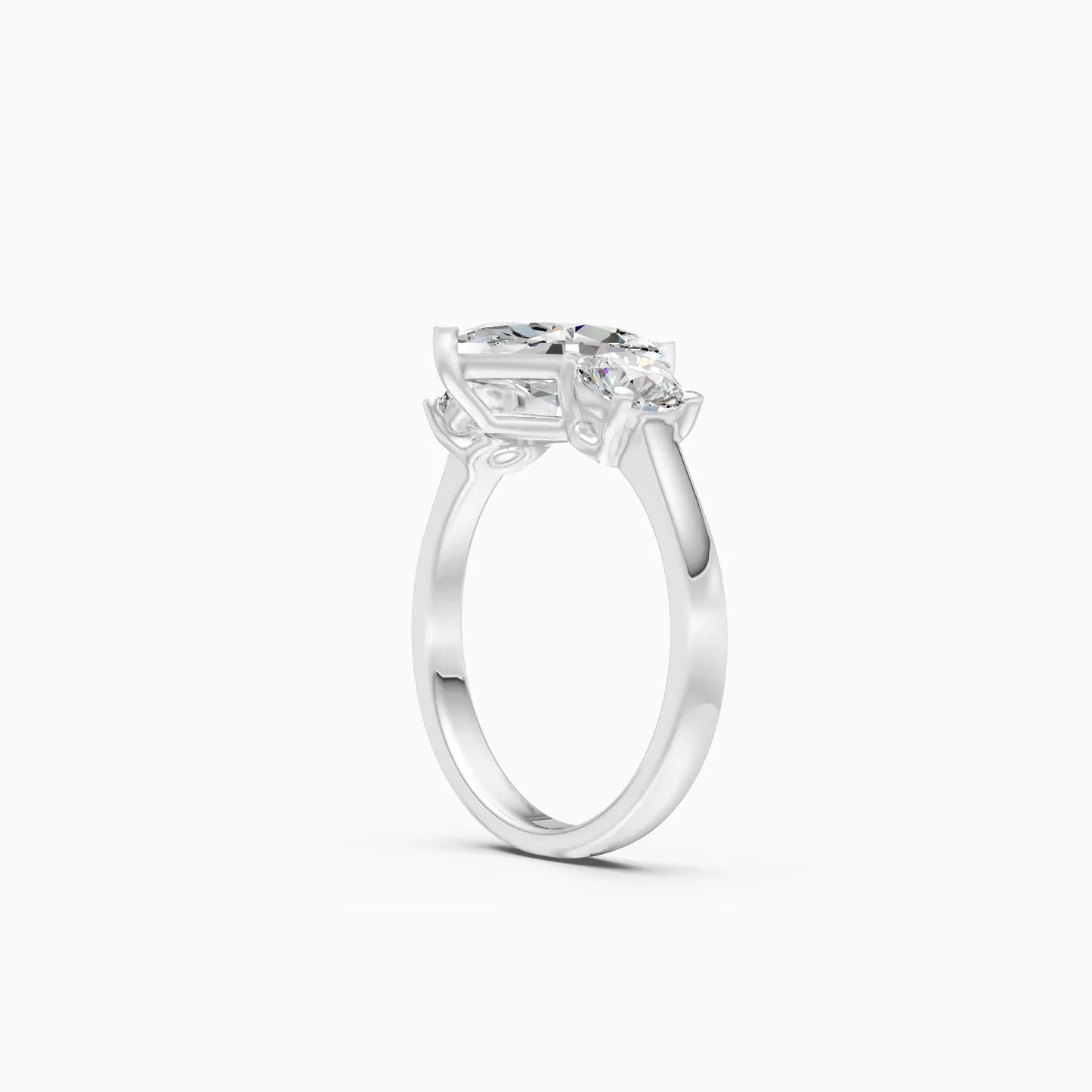 Ever Classic Three Stone Diamond Ring