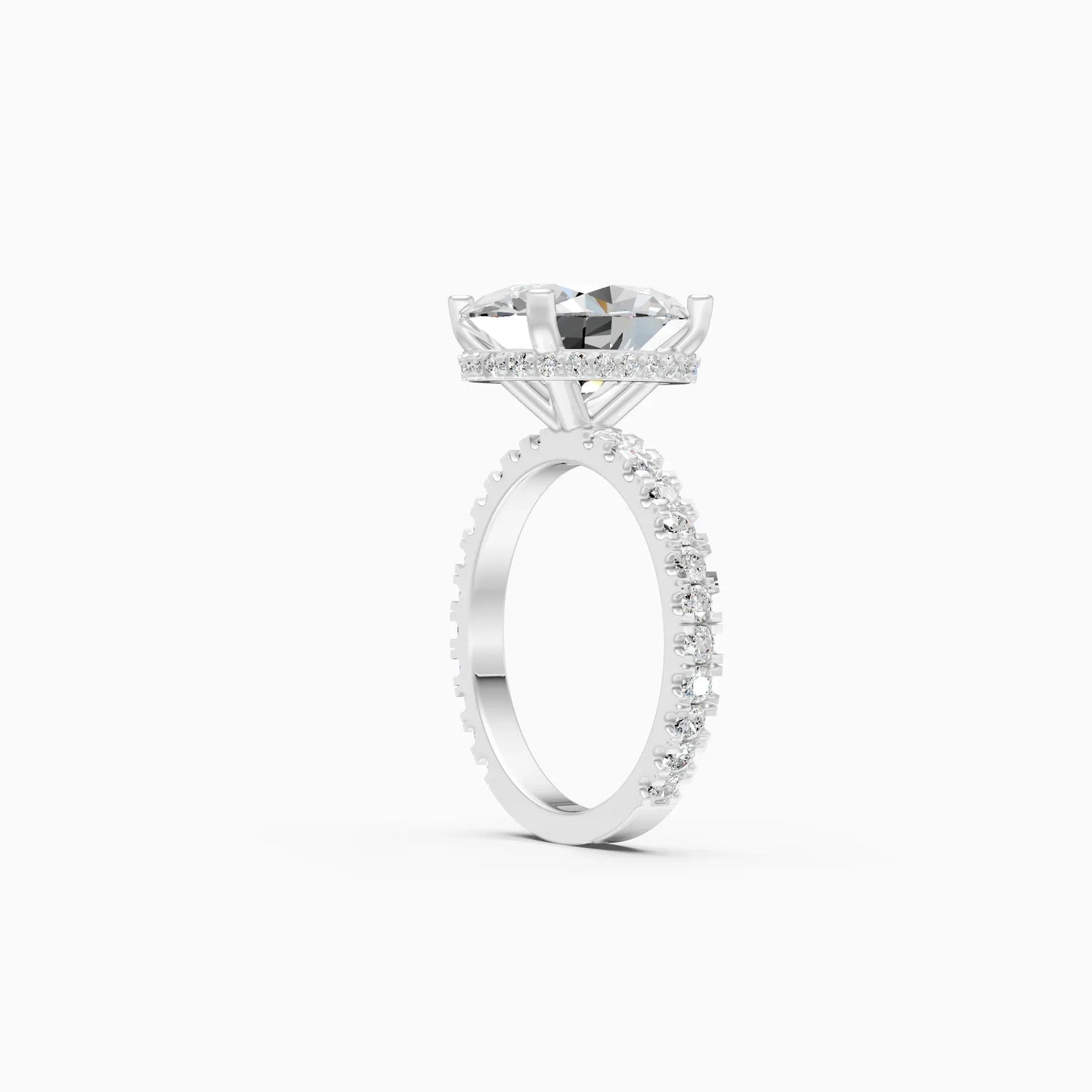 Spark With Oval Diamond Engagement Ring