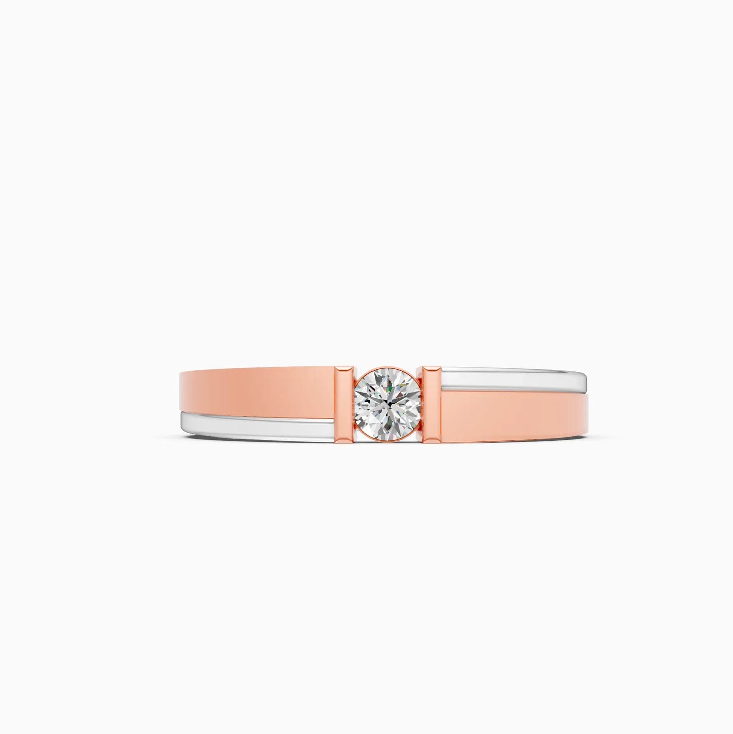 Forever One Round Diamond Tension Setting Ring