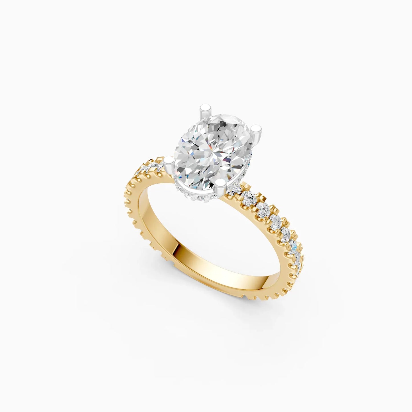 Empress Grace Blink Oval Diamond Ring