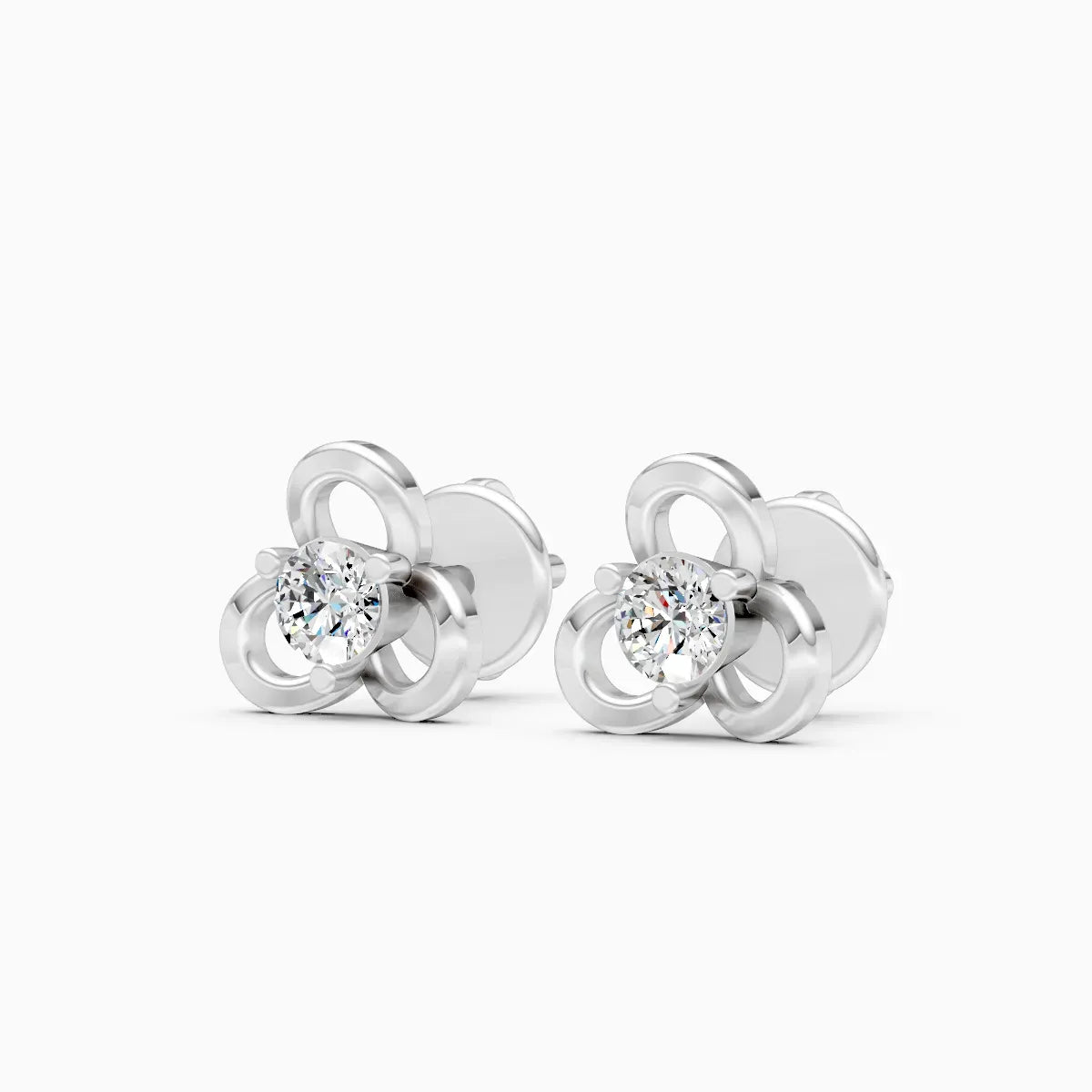 Trillium Bloom Studs