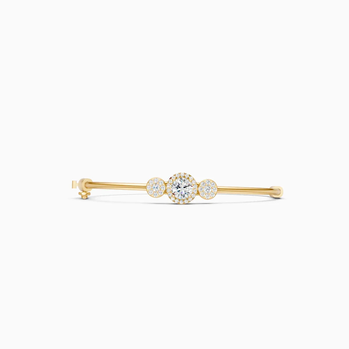 Minimalist Grace Solitaire Bar Diamond Bracelet