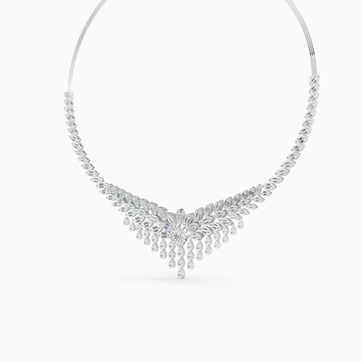 Lab Grown Diamond Heavy Necklace