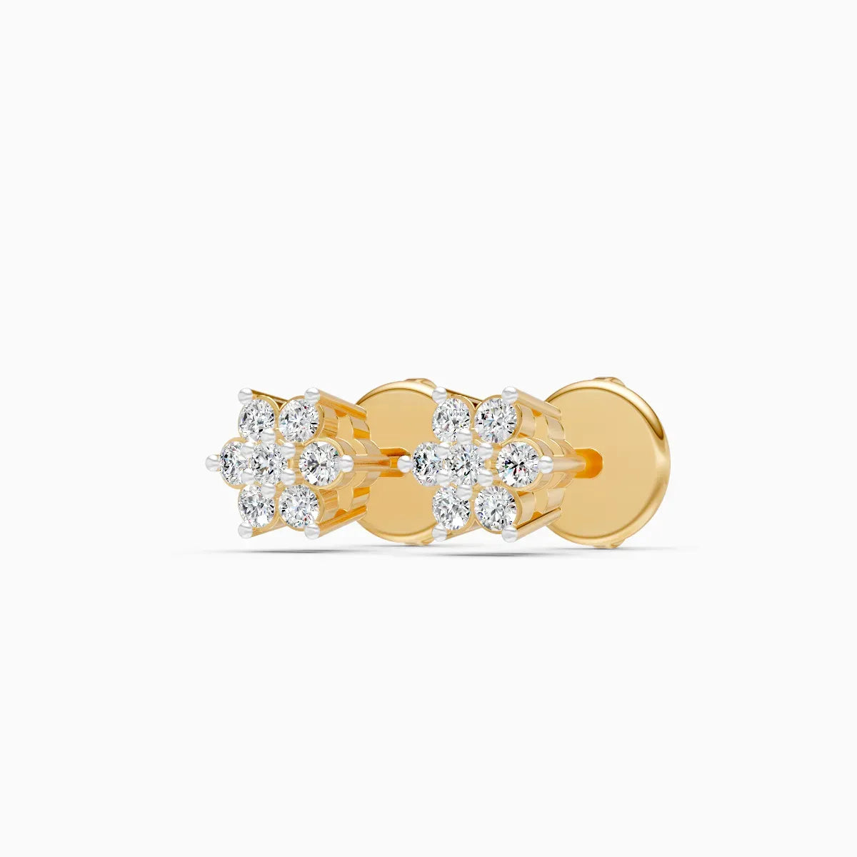 Round Cluster Floral Studs