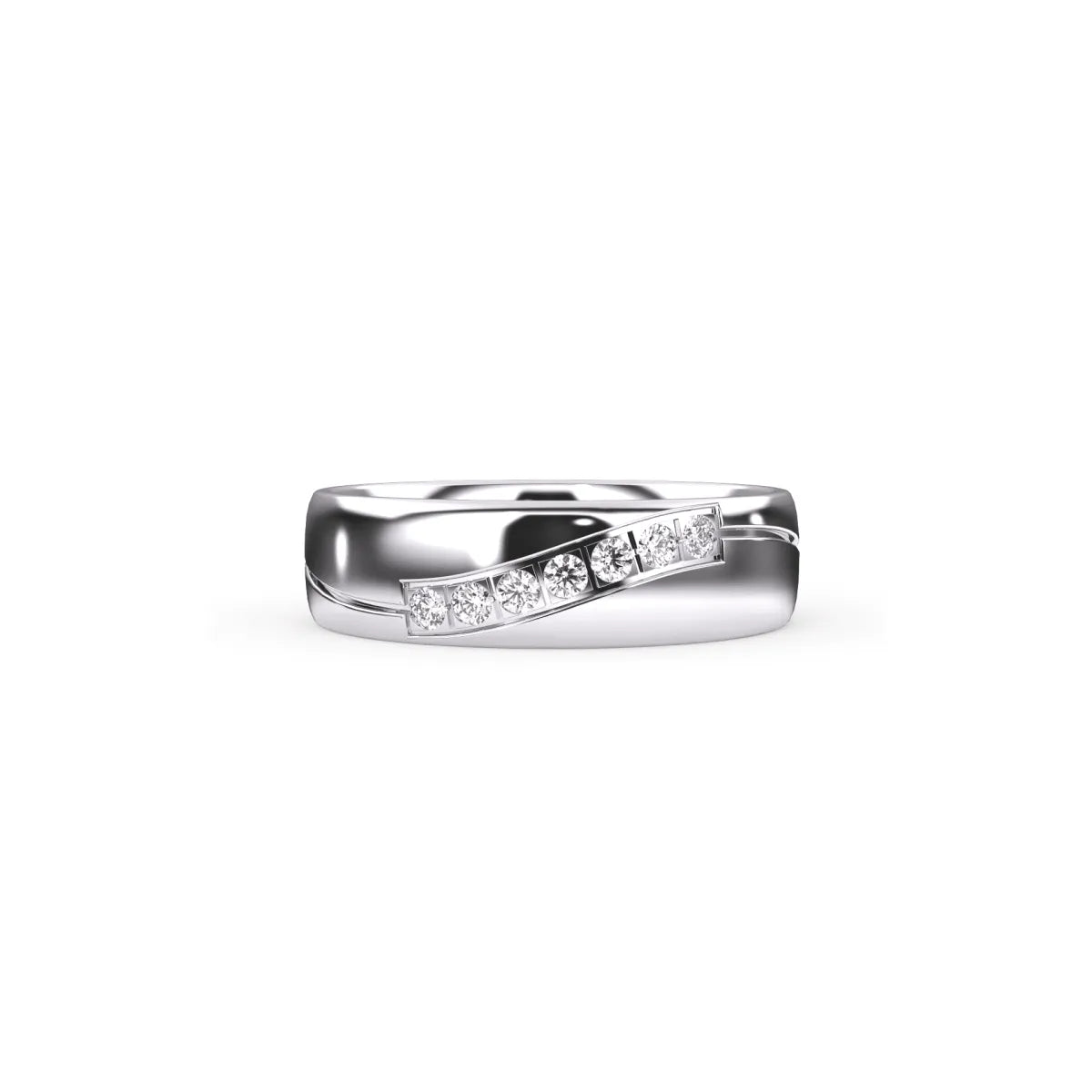 Unique Cross Diamond Ring For Her