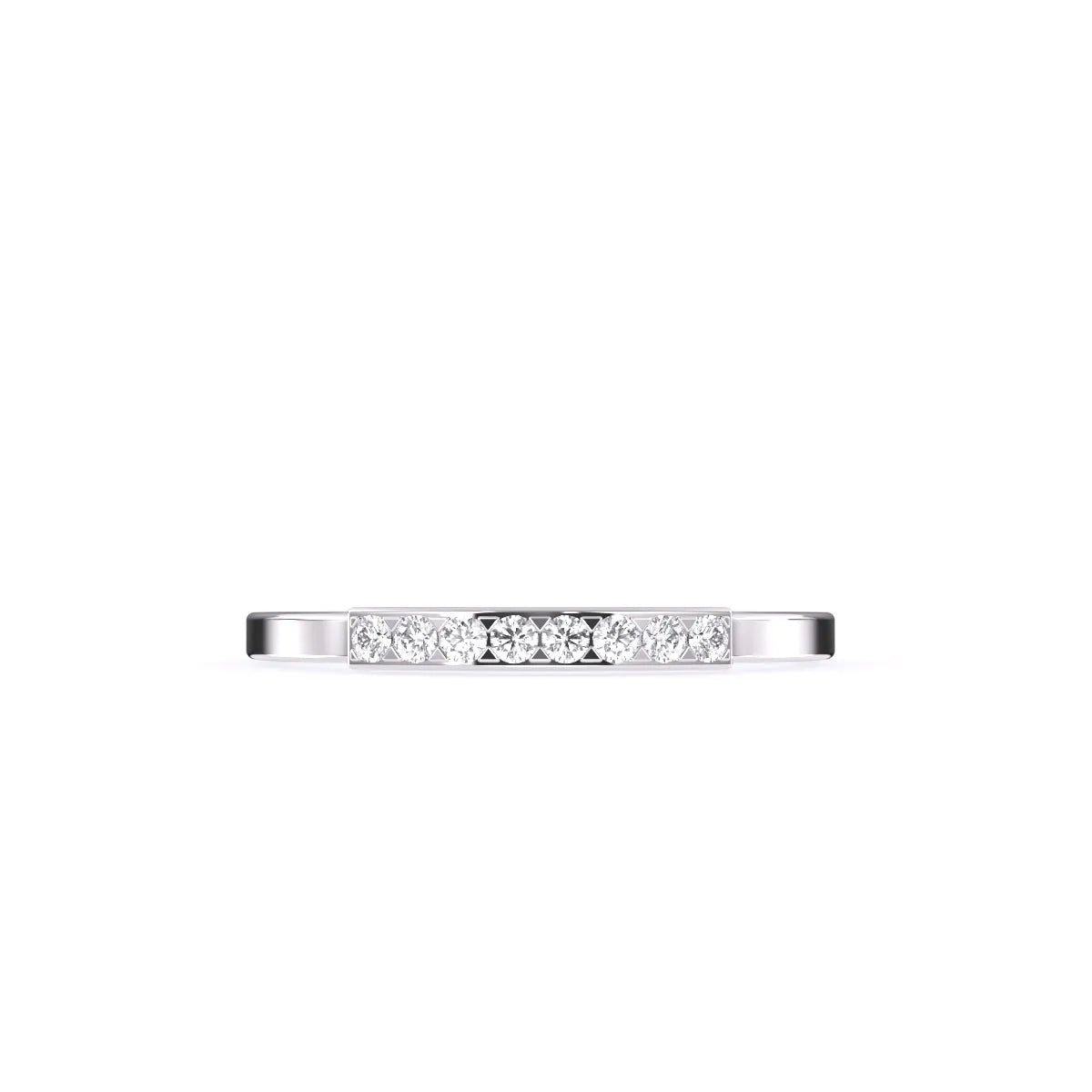 Timeless Round Diamond Rose Gold Matching Band