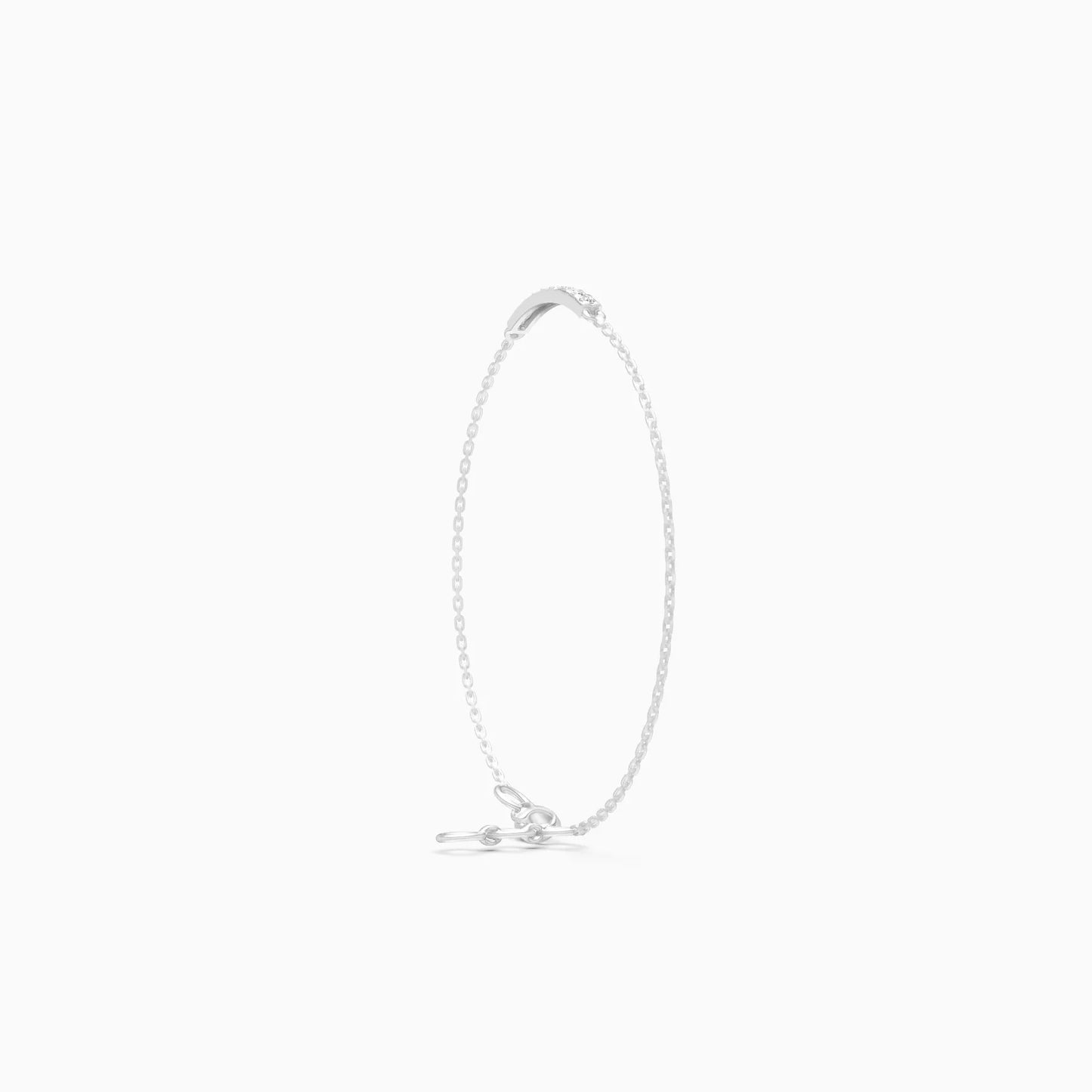 Delicate Bar Lab Grown Diamond Bracelet