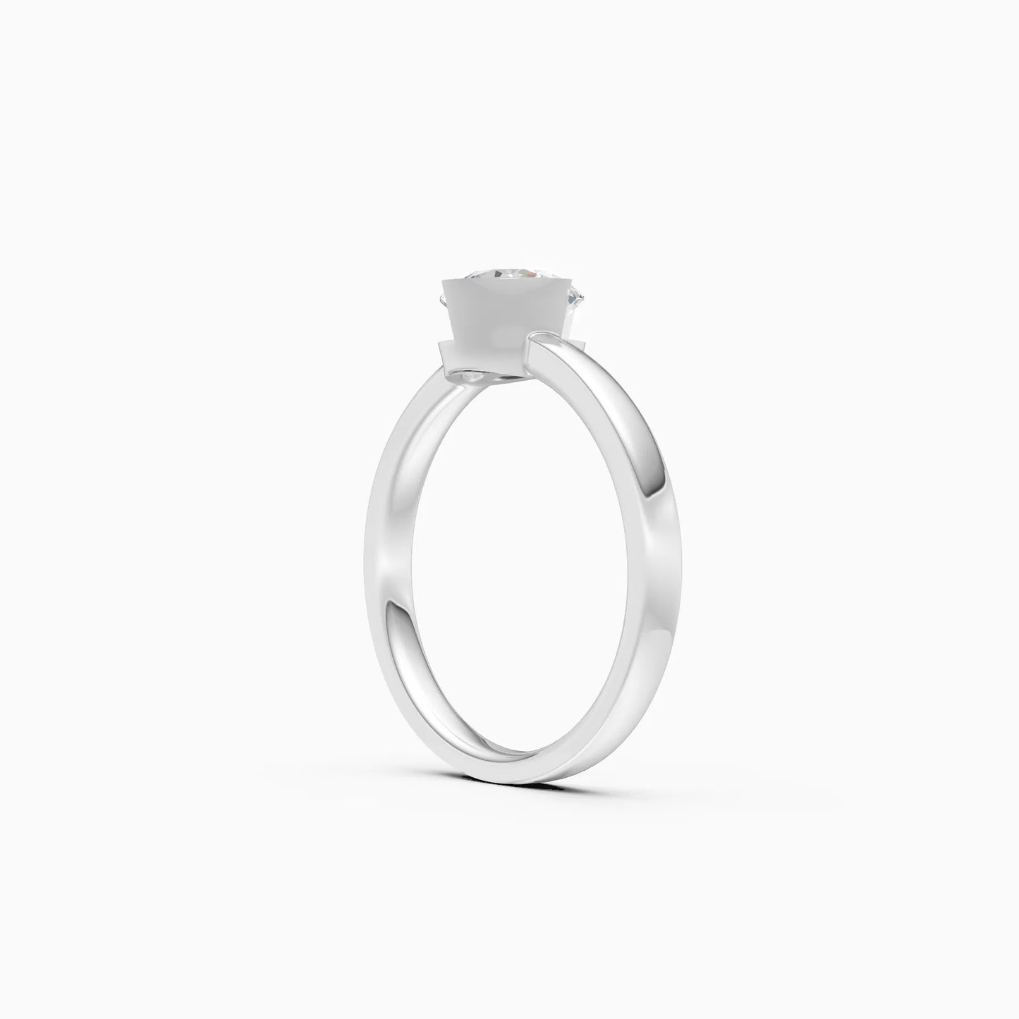Signature Arc Lab Grown Diamond Solitaire Ring