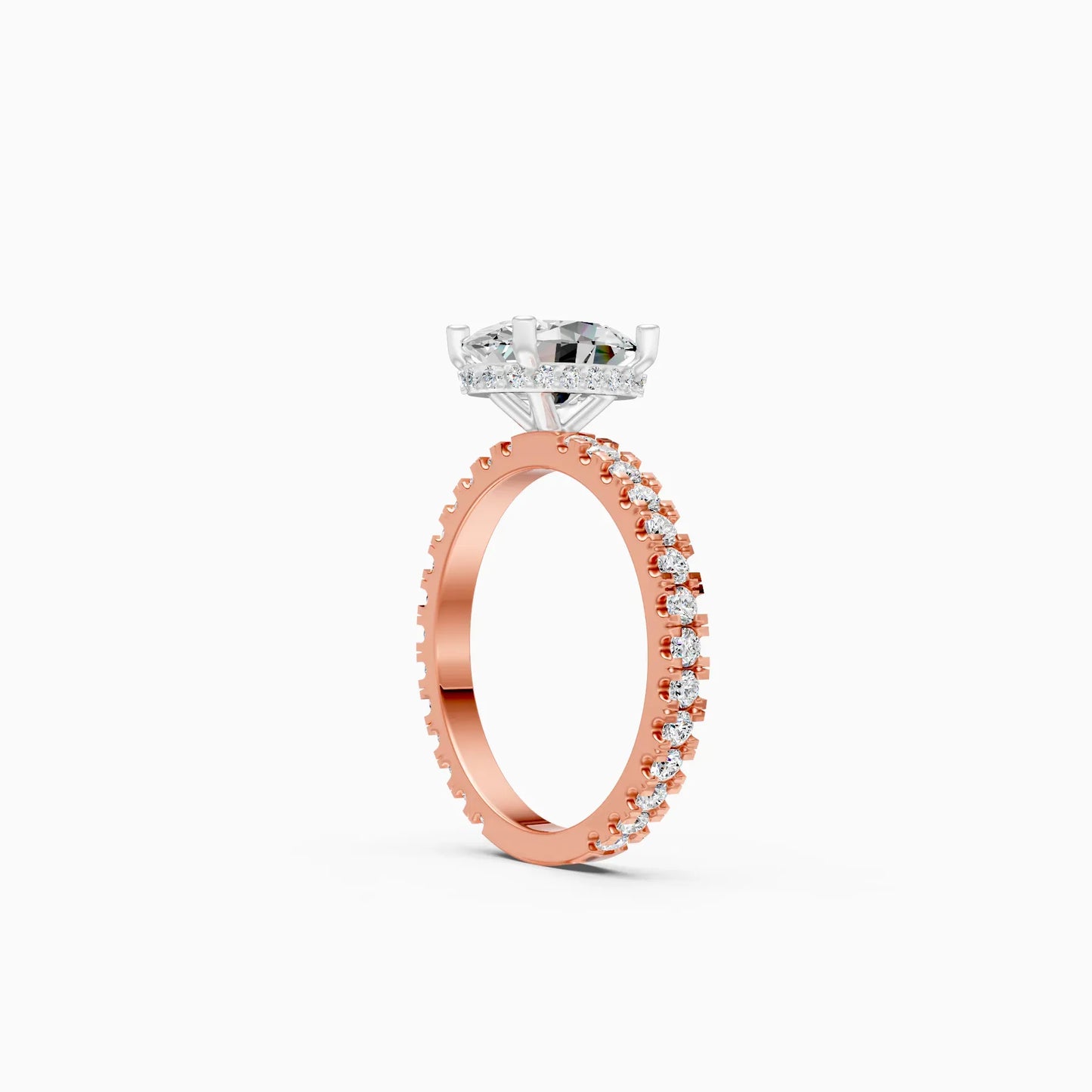 Empress Grace Blink Oval Diamond Ring