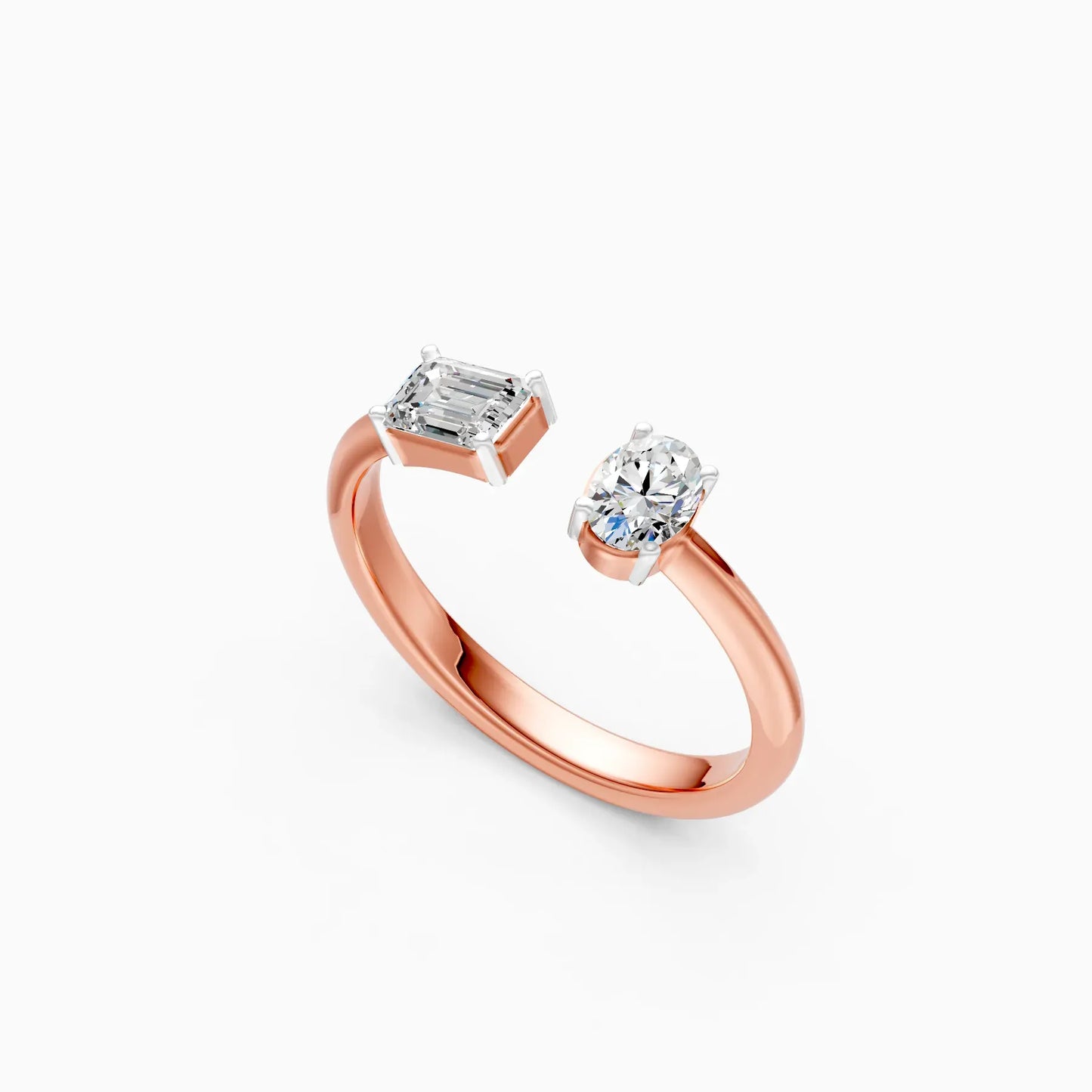 Delicate Open Cuff Diamond Women’s Band
