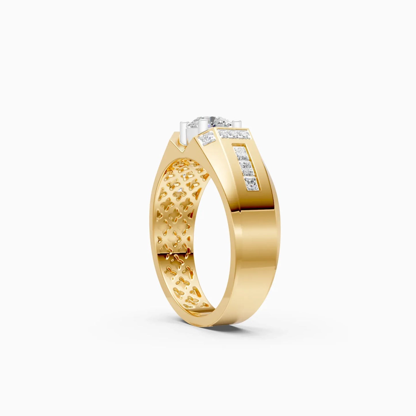 Modern Classic Solitaire Men's Ring