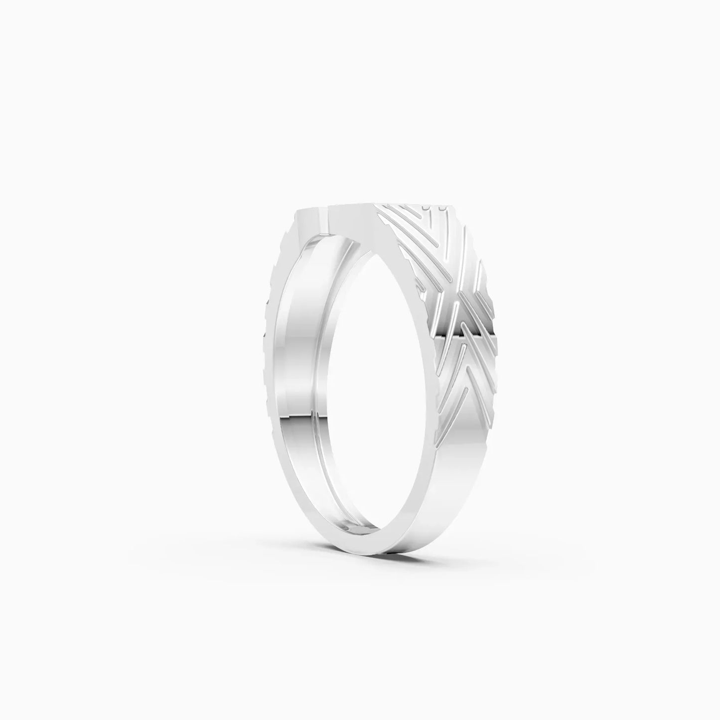 Sparkling Men's Lab Grown Diamond Ring
