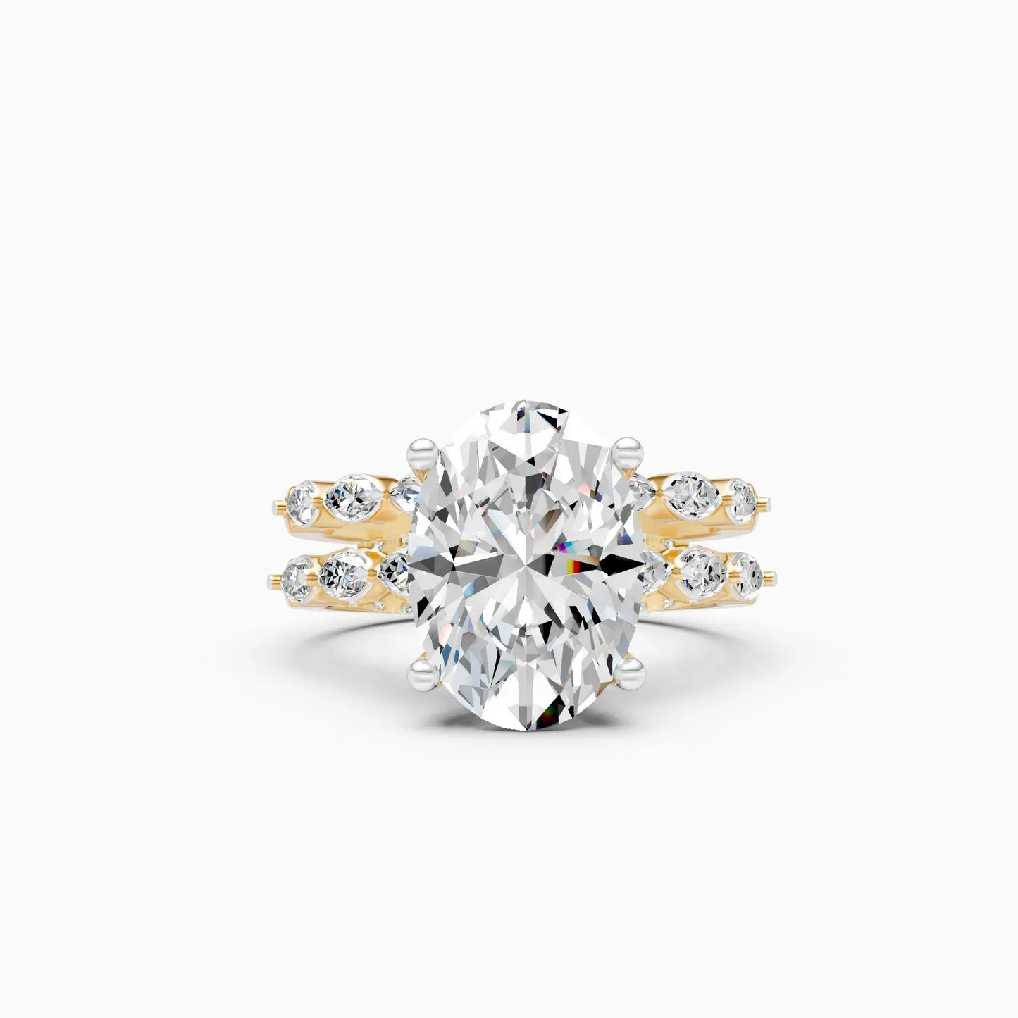 Royal Oval Cut Diamond Engagement Ring